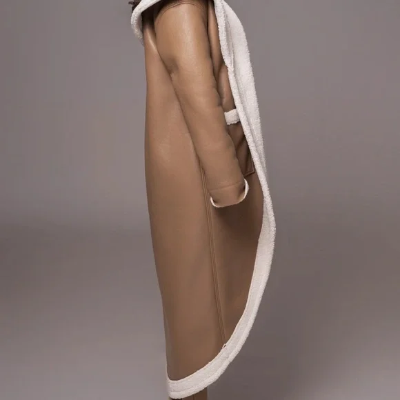 Tan Jaida Reversible Coat - Picture 6 of 12